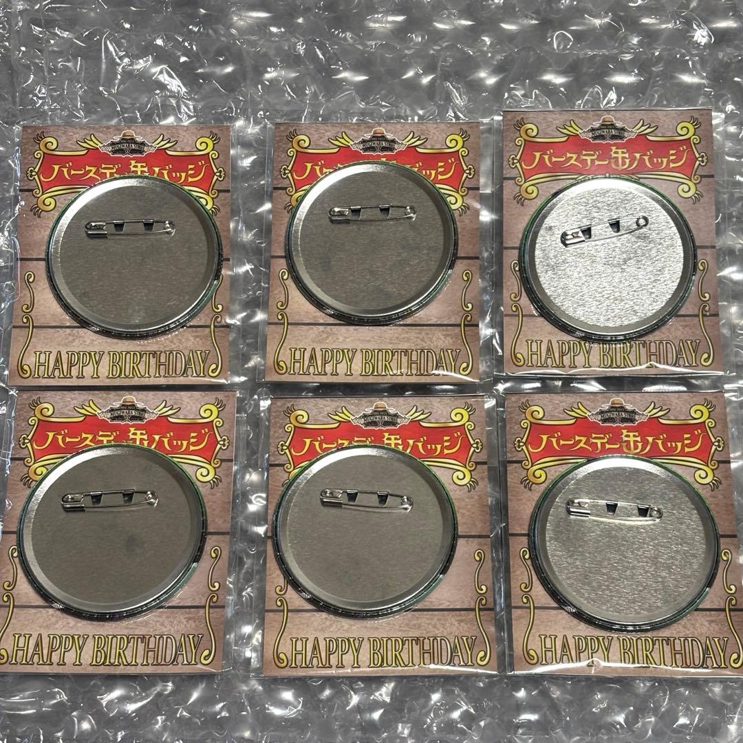 ONEPIECE ゾロ バースデー缶バッジ セット