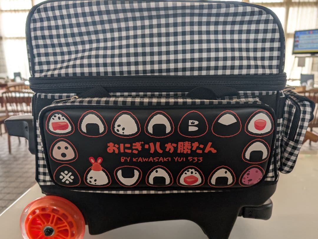 川崎由意選手　おにぎりデザイン キャリーバッグ KAWASAKI YUI 533