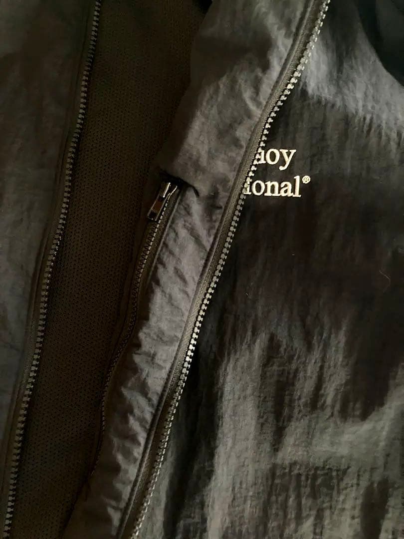 ENNOY NYLON TRACK JACKET シャカシャカ2024 黒XL