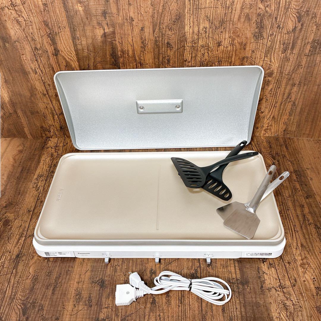 【美品】Panasonic IHデイリーホットプレート KZ-CX1-W 廃盤