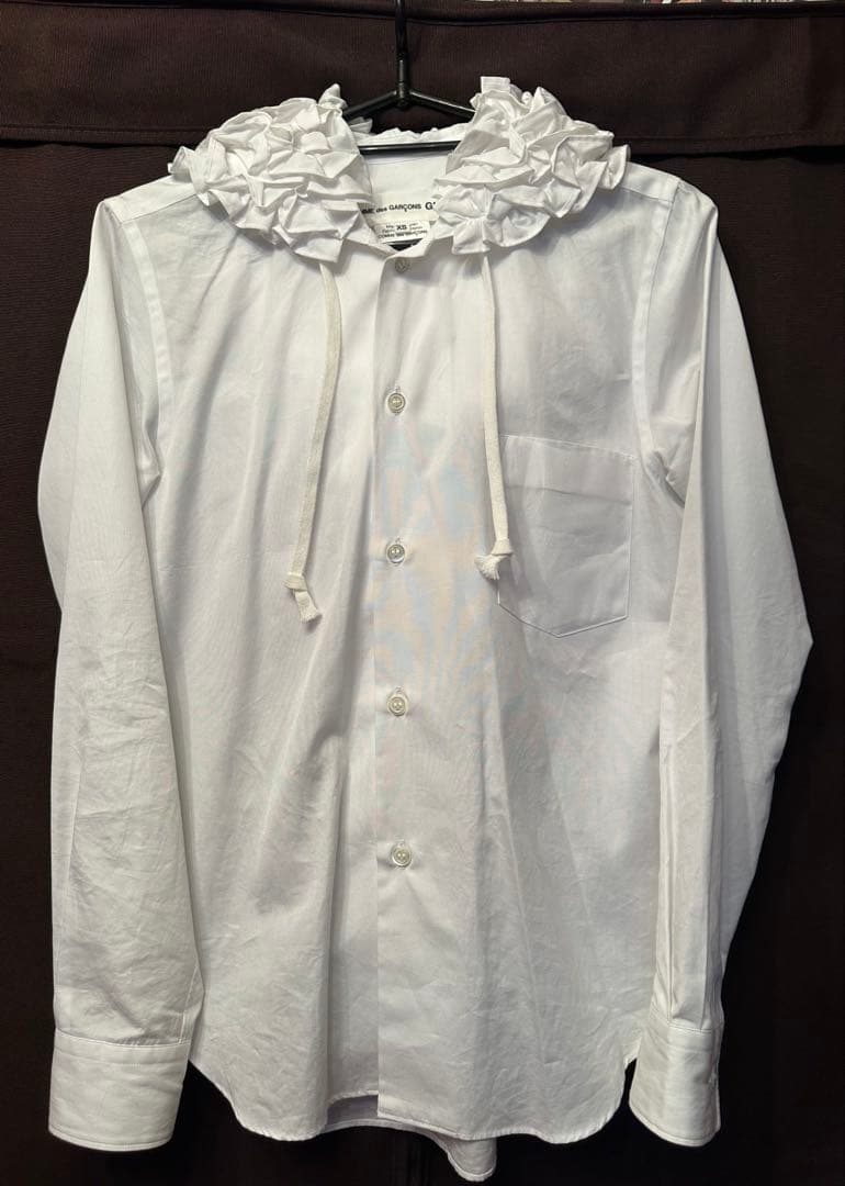 コムデギャルソン GIRL フリルフード シャツ ブラウス木村カエラ