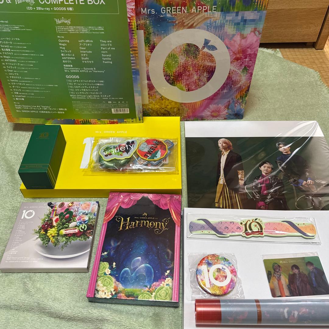 ミュージシャン Mrs. GREEN APPLE10 & HarmonyCOMPLETE BOX