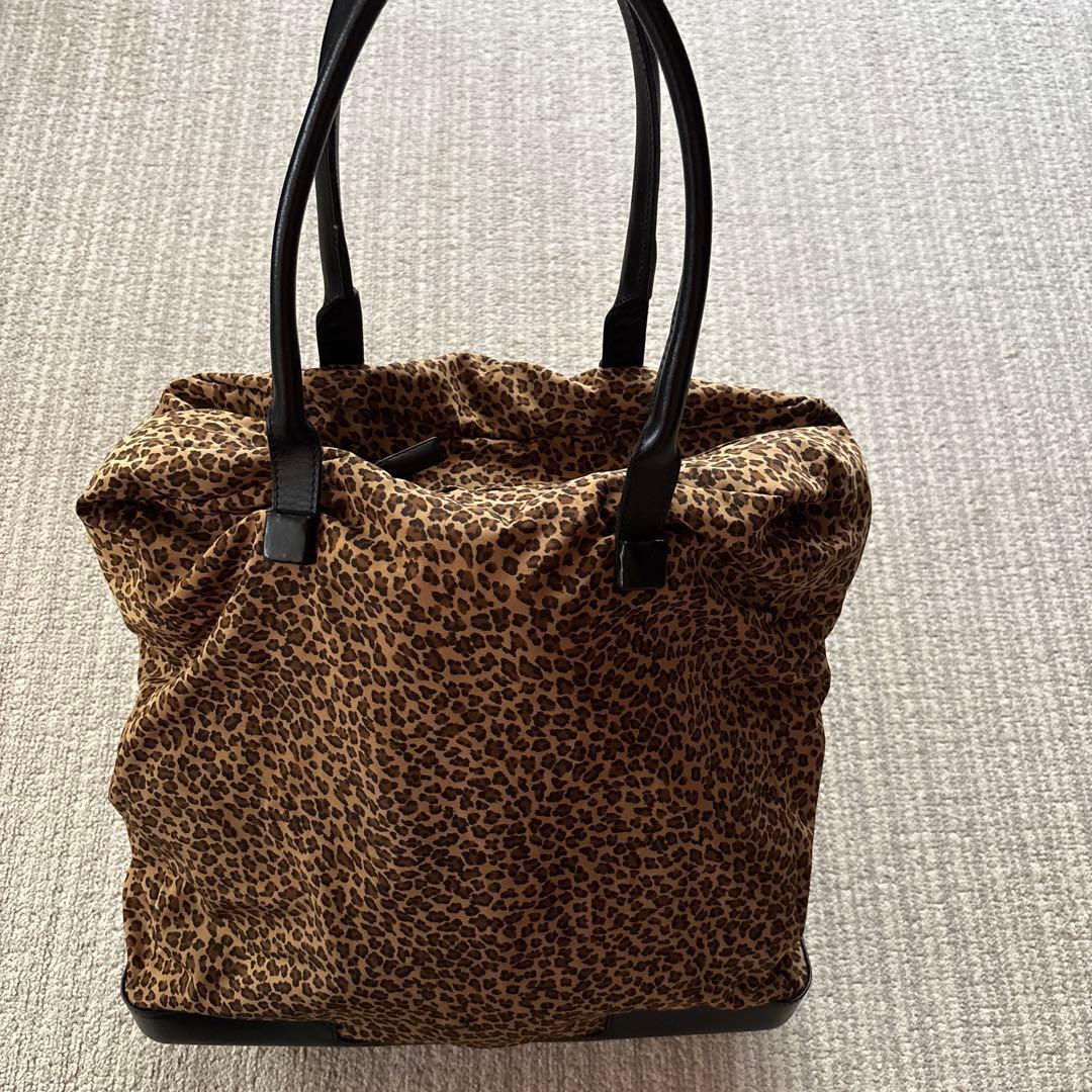 BOTTEGA VENETA ボッテガヴェネタ／レオパード ハンドバッグ 大型