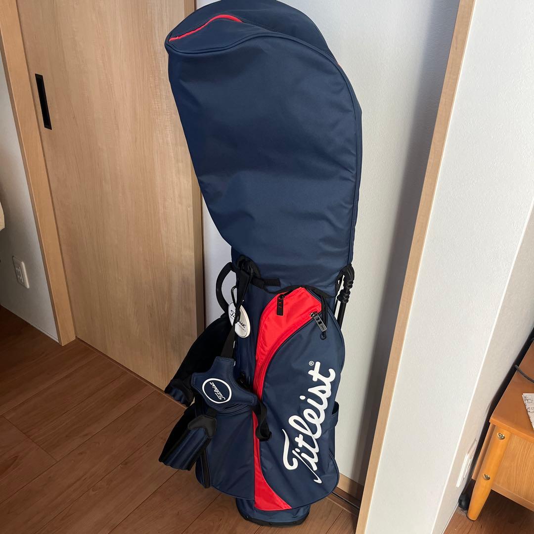 Titleist キャディバッグ (スタンドタイプ) ネイビー/レッド