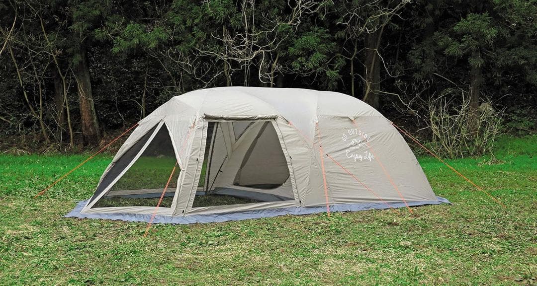 【極美品】 キャプテンスタッグ モンテ ツールーム ドームテント 5〜6人用