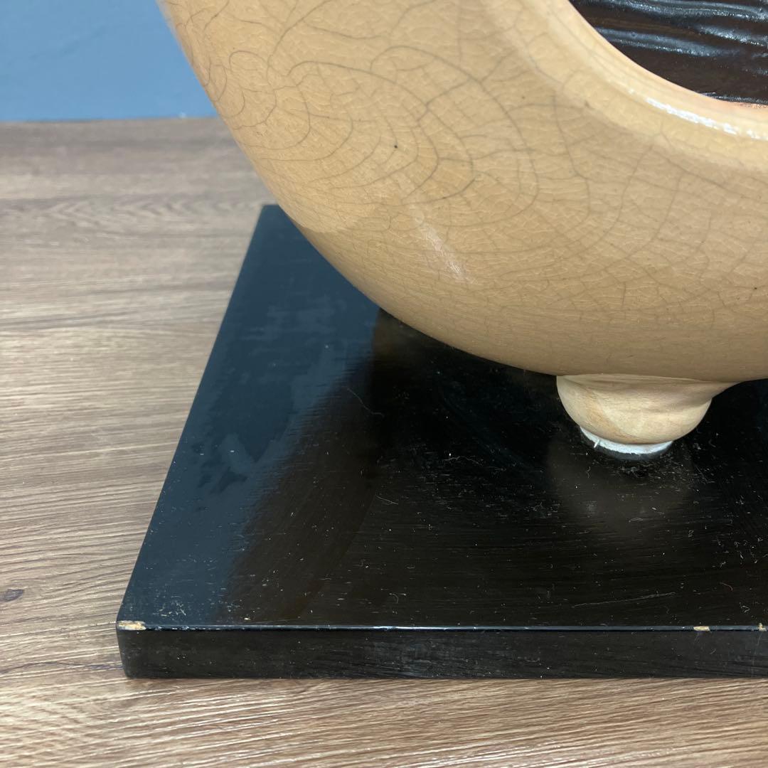 C-4 昭和レトロ 茶道具 野々田商店 電熱式 風炉 100V 400W 陶器製