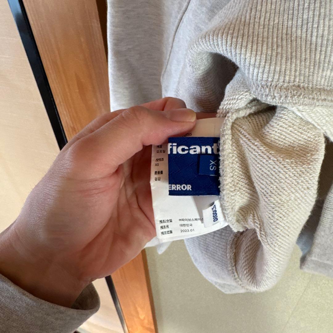 【美品/正規品】ADER ERROR スウェット XSアーダーエラー