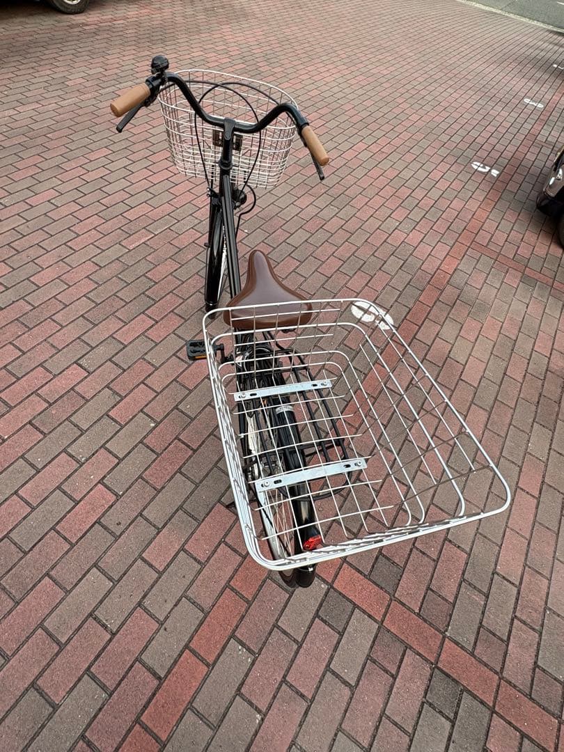 前後ステンレス籠付き、お買い物仕様ママチャリ(26㌅)配達します。(関西圏のみ)