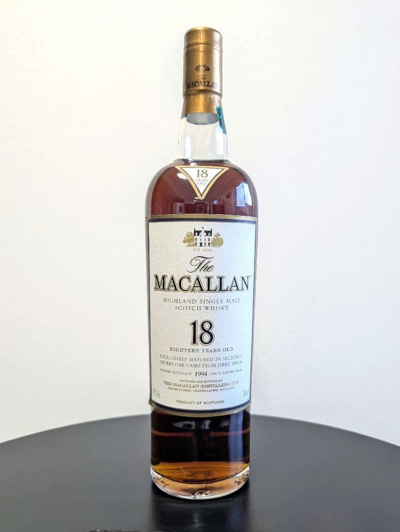 【未開栓・箱付き】ザ・マッカラン 18年 1994 ヴィンテージ　シェリーオーク