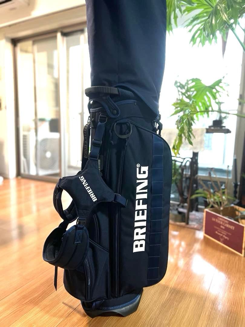 BRIEFING 1000D CR-4 ネイビー スタンドキャディバッグ 極美品
