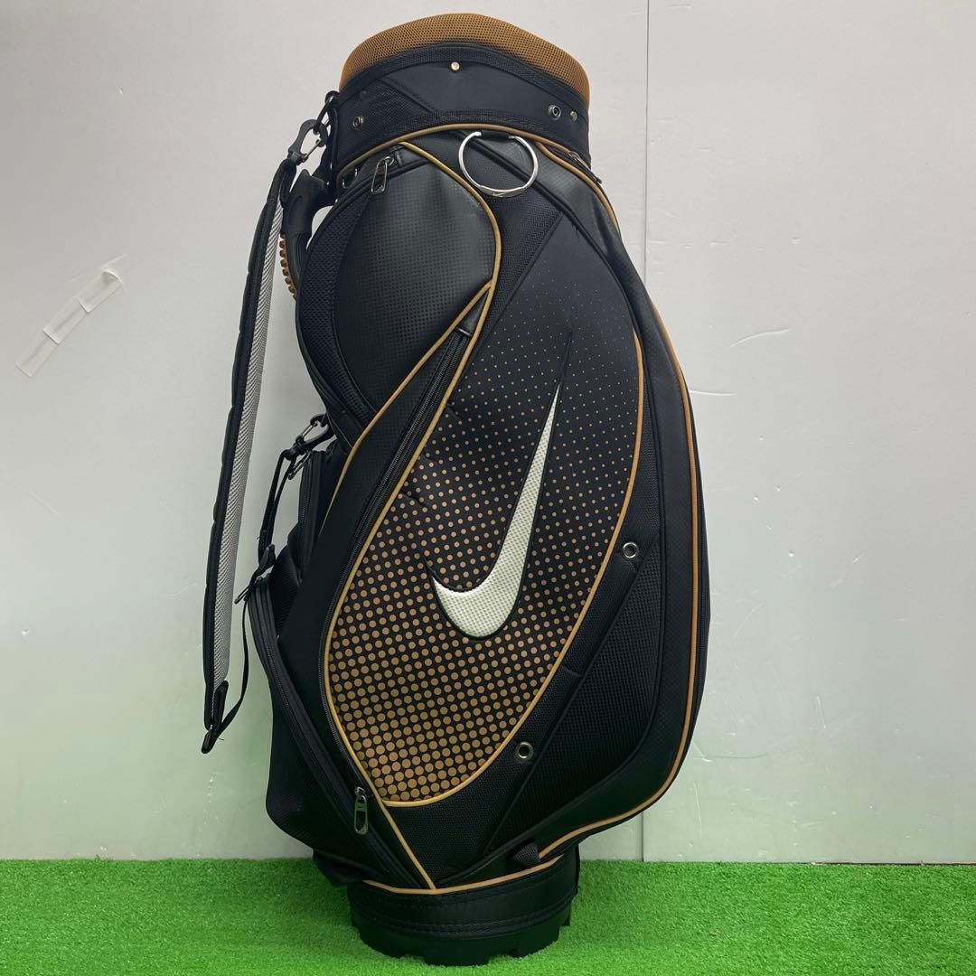 NIKE GOLF キャディバッグ 9インチ ゴルフバッグ 黒