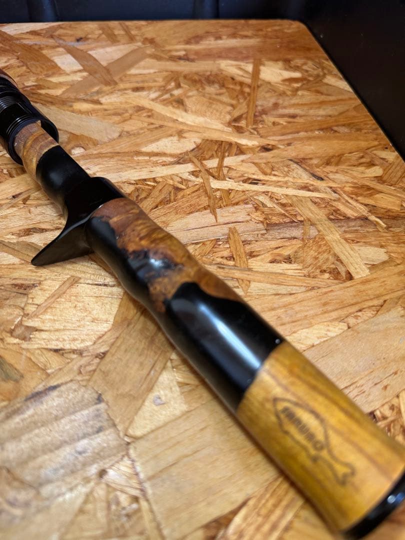 グリップ　トップウォーター渓流　ハンドメイド　ハイブリッドウッド