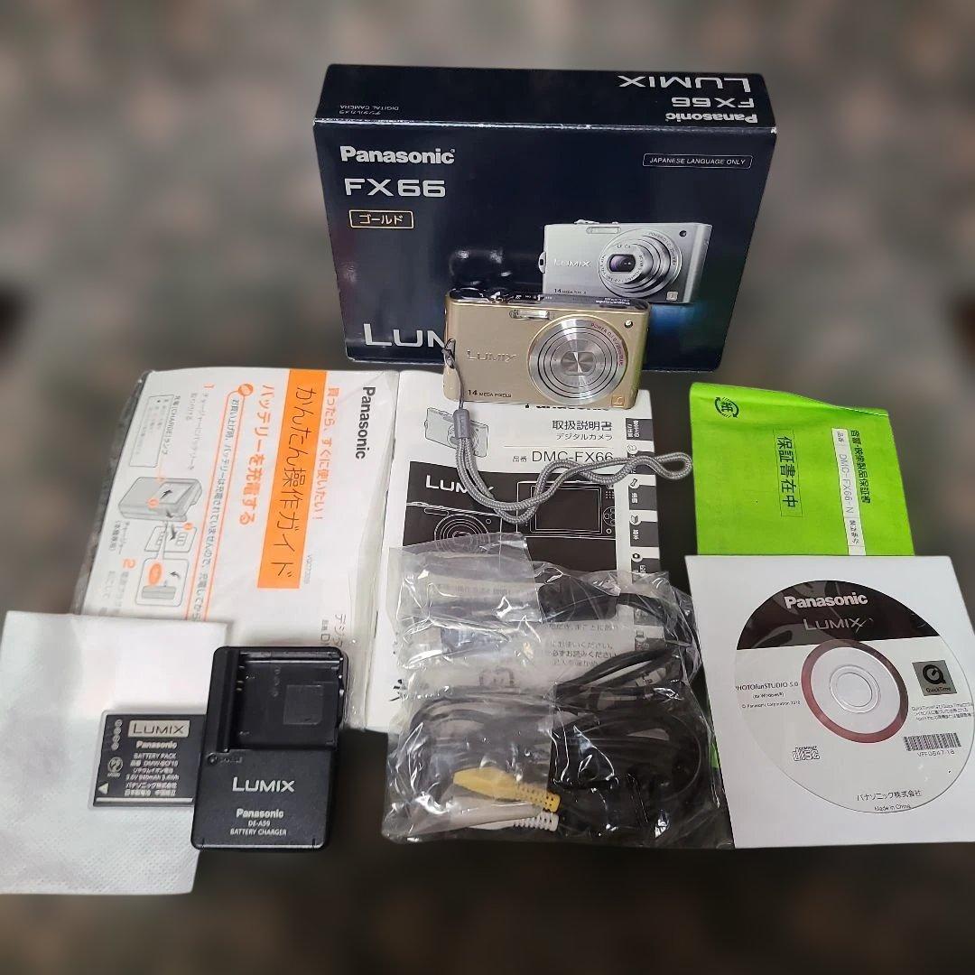 Panasonic LUMIX FX66 ゴールド