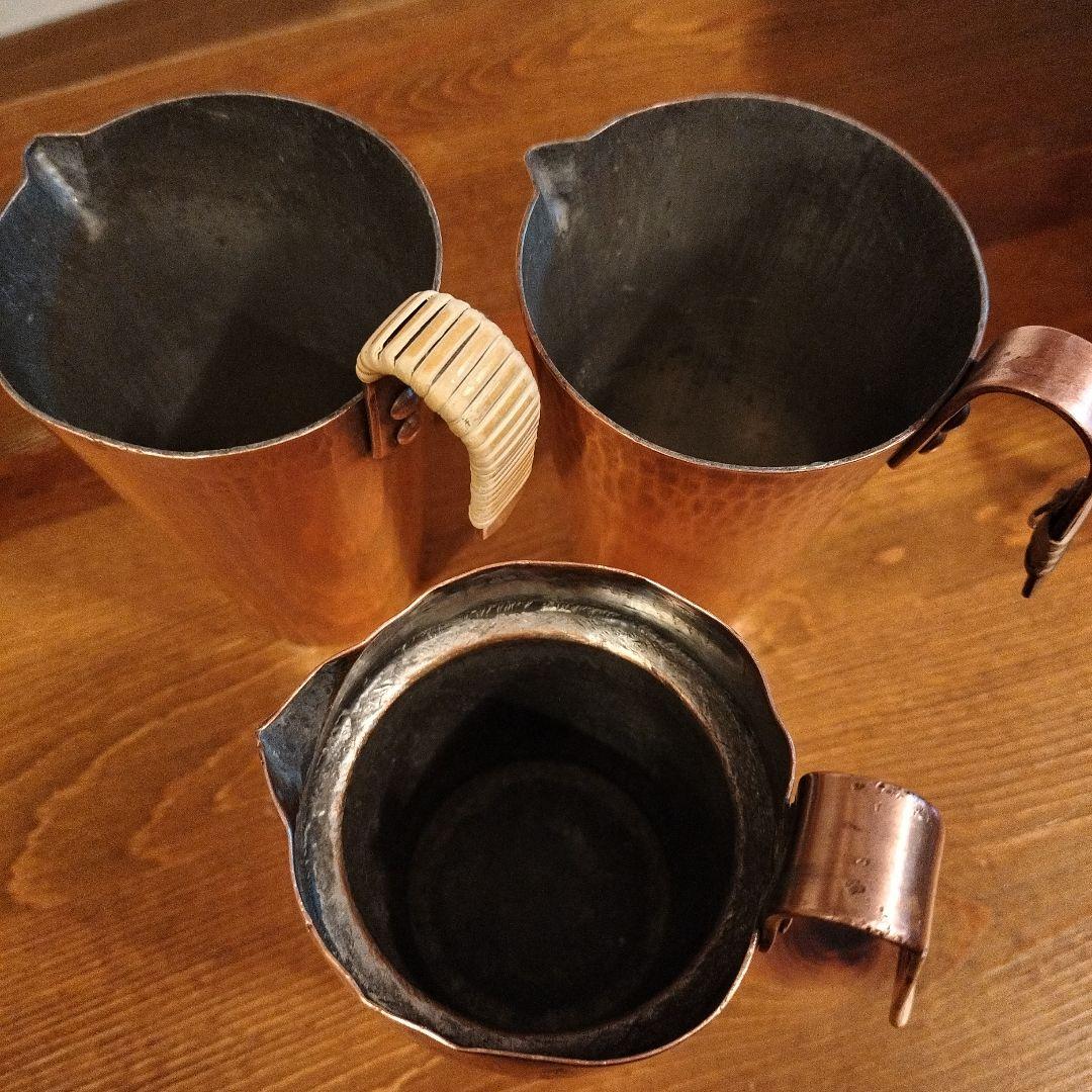 有次 　銅製鍋　酒燗器　アンテーク　ちろり