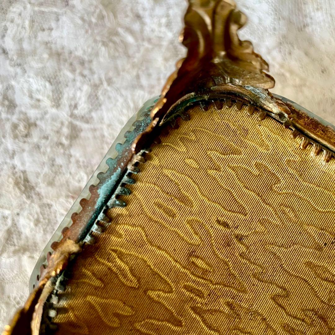 ベベルガラスジュエリーボックスL アクセサリーケース　フランスアンティーク