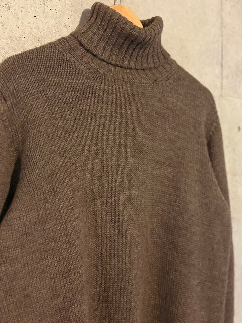 トップス DE BONNE FACTURE JERSEY TURTLE NECK KNIT
