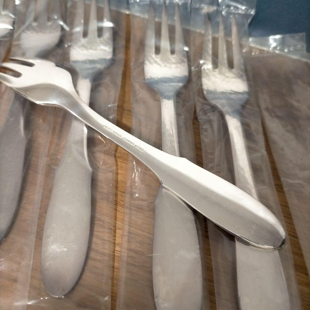 5本未開封 ジョージジェンセン フォーク 6本 カラトリー E.P.N.S刻印