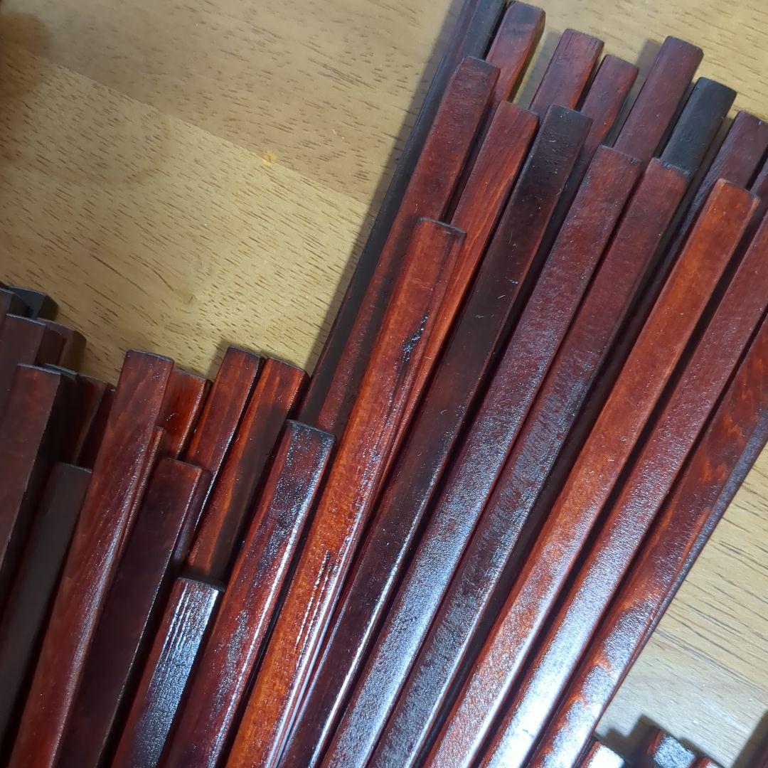 漆塗り箸 　27センチ60膳、23.5センチ40膳