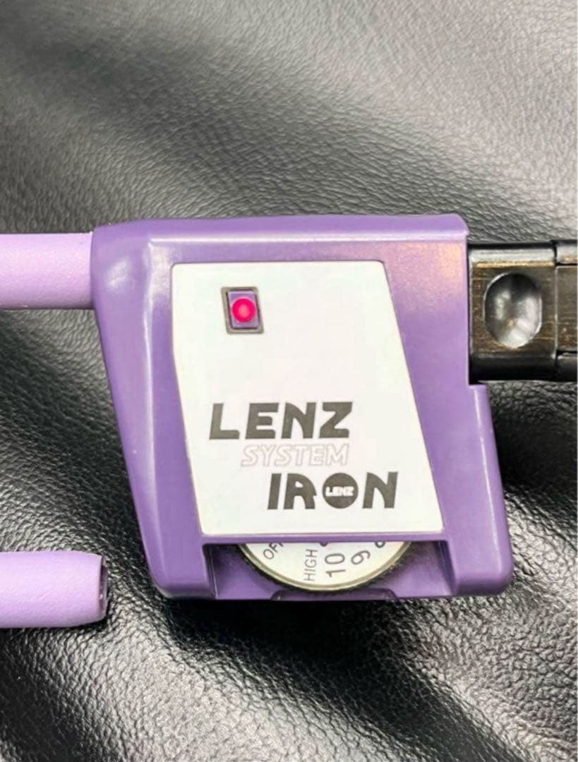 超美品　LENZ F-8Gレンツアイロン 5角8㎜　コード無し　理容アイロン