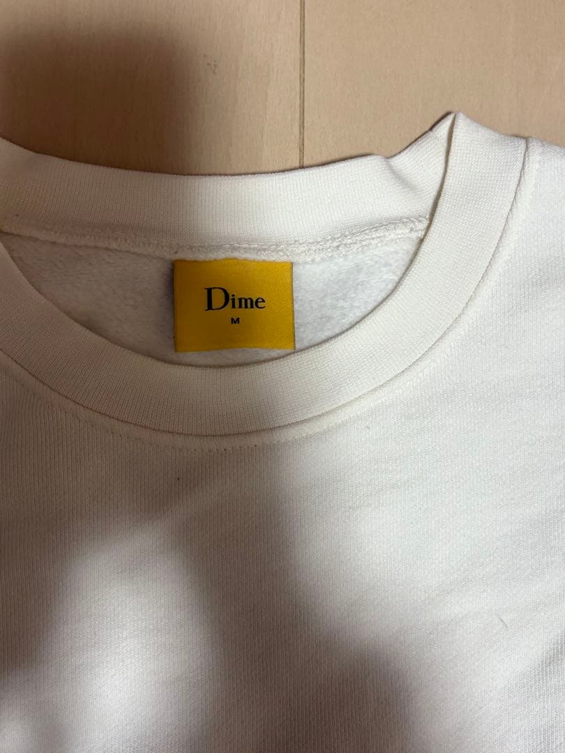Dime ホワイト トレーナー M