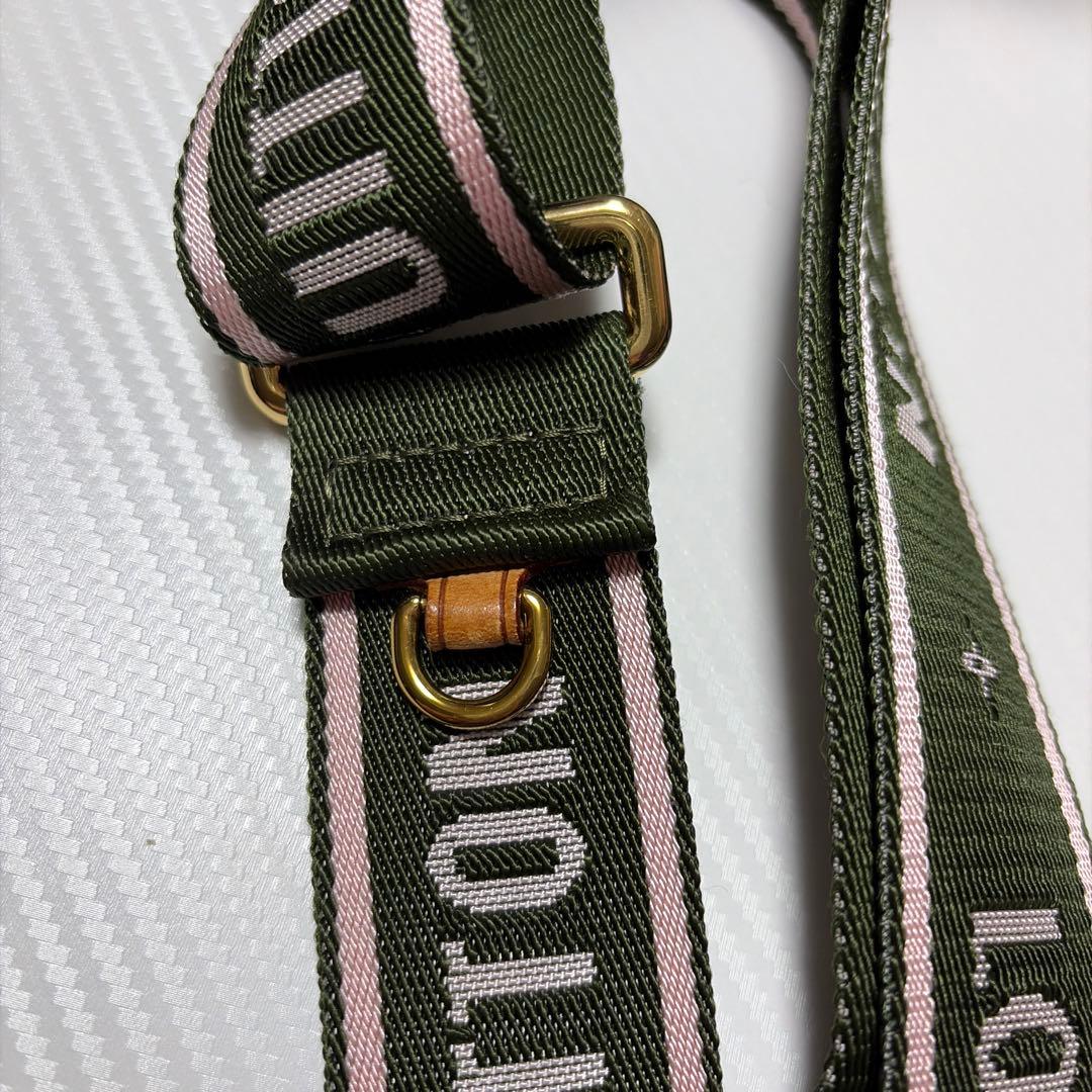 ヴィトン ストラップ ショルダー グリーン ピンク