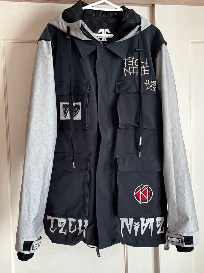 スノーボードウェアTECH NINE スノーボードウェア ブラック/グレー