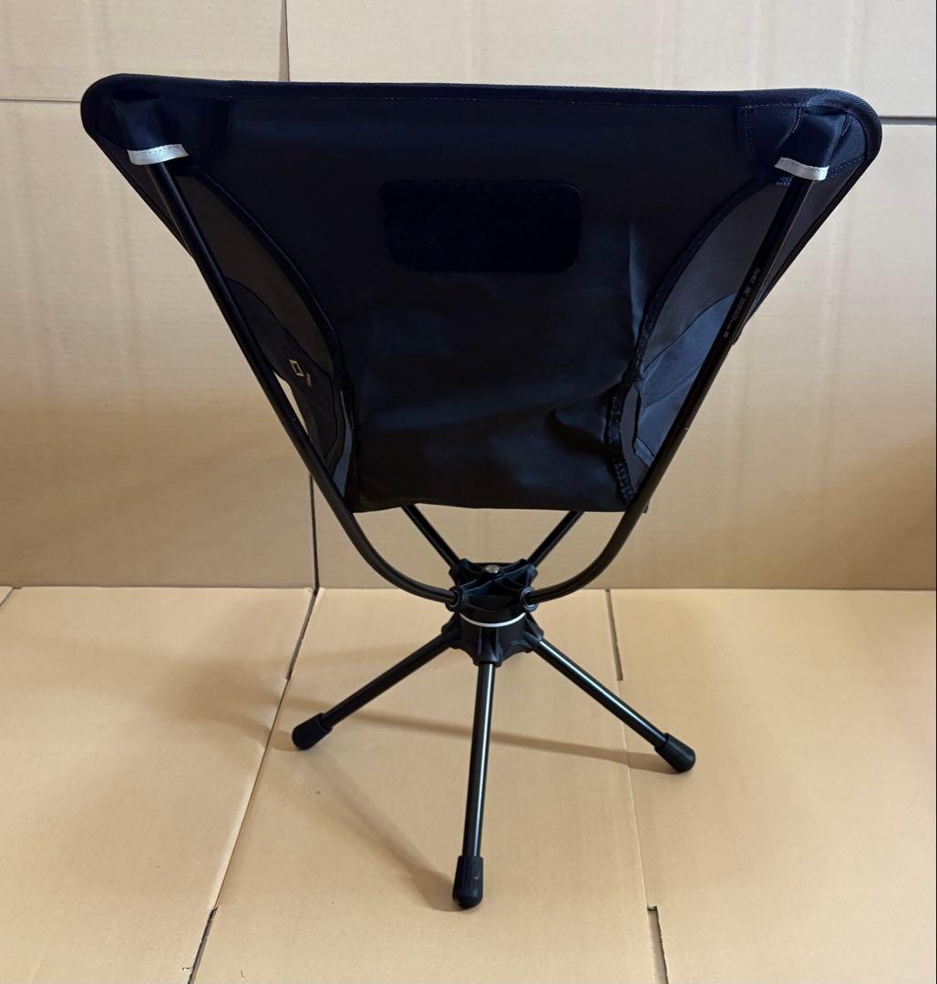 【ほぼ新品】Helinox タクティカル スイベルチェア（ブラック）　＊ゴム脚付