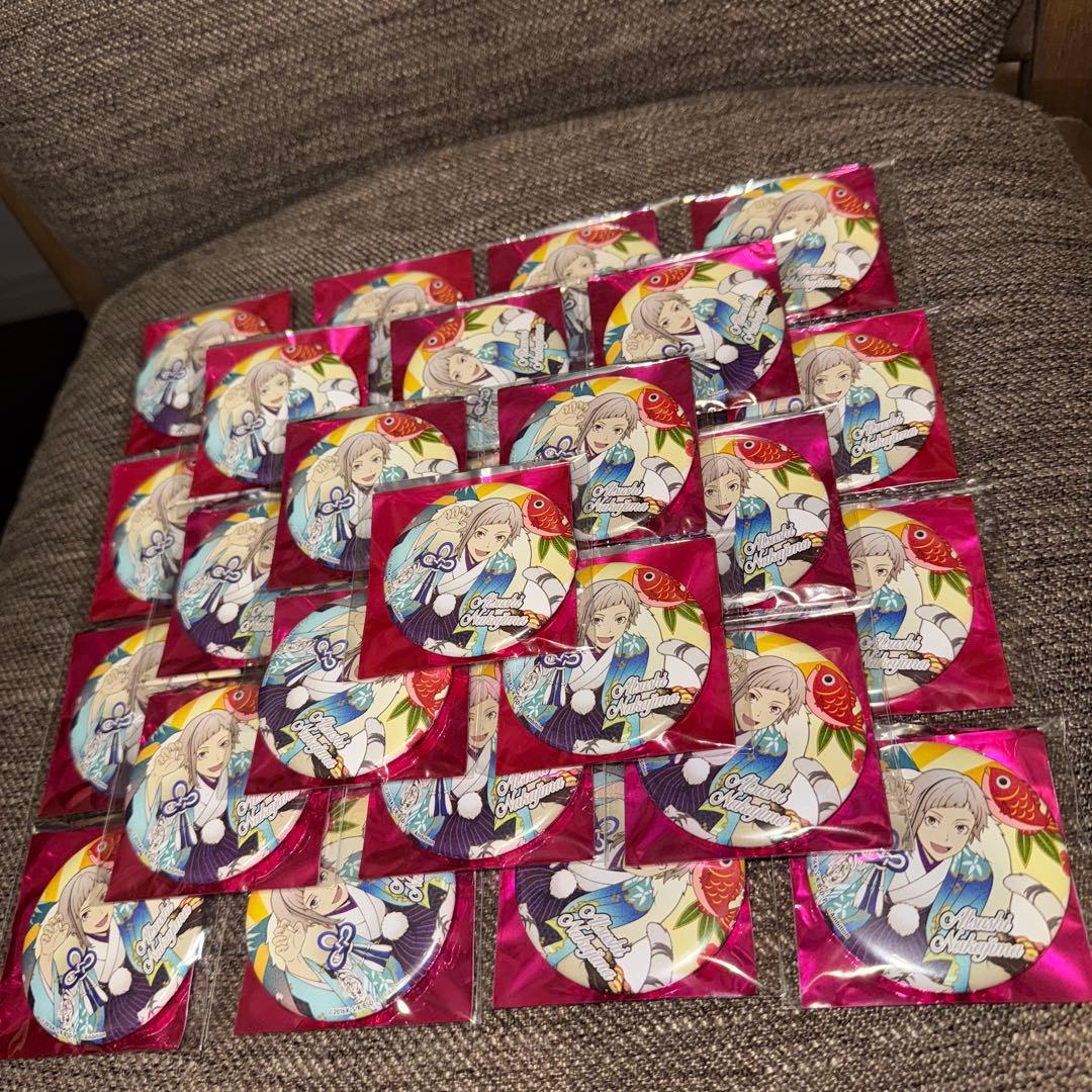 文豪ストレイドッグス コラボカフェ本舗 缶バッジ 中島敦　30点