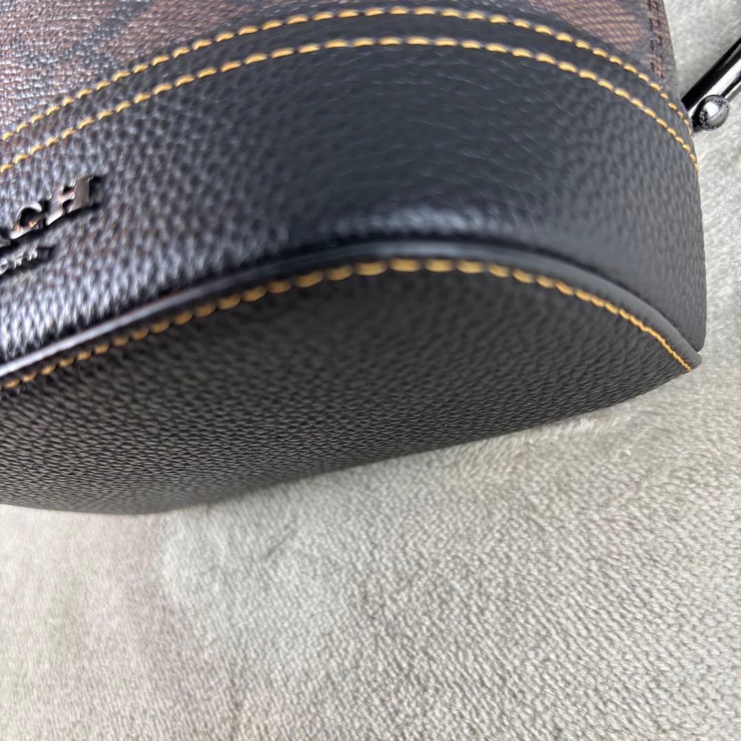 ★極美品★ COACH PVC クロスボディバッグ ハドソン シグネチャー