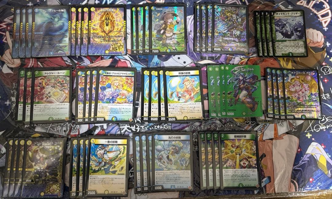 デュエマ　引退品　スノーフェアリーデッキパーツ多め