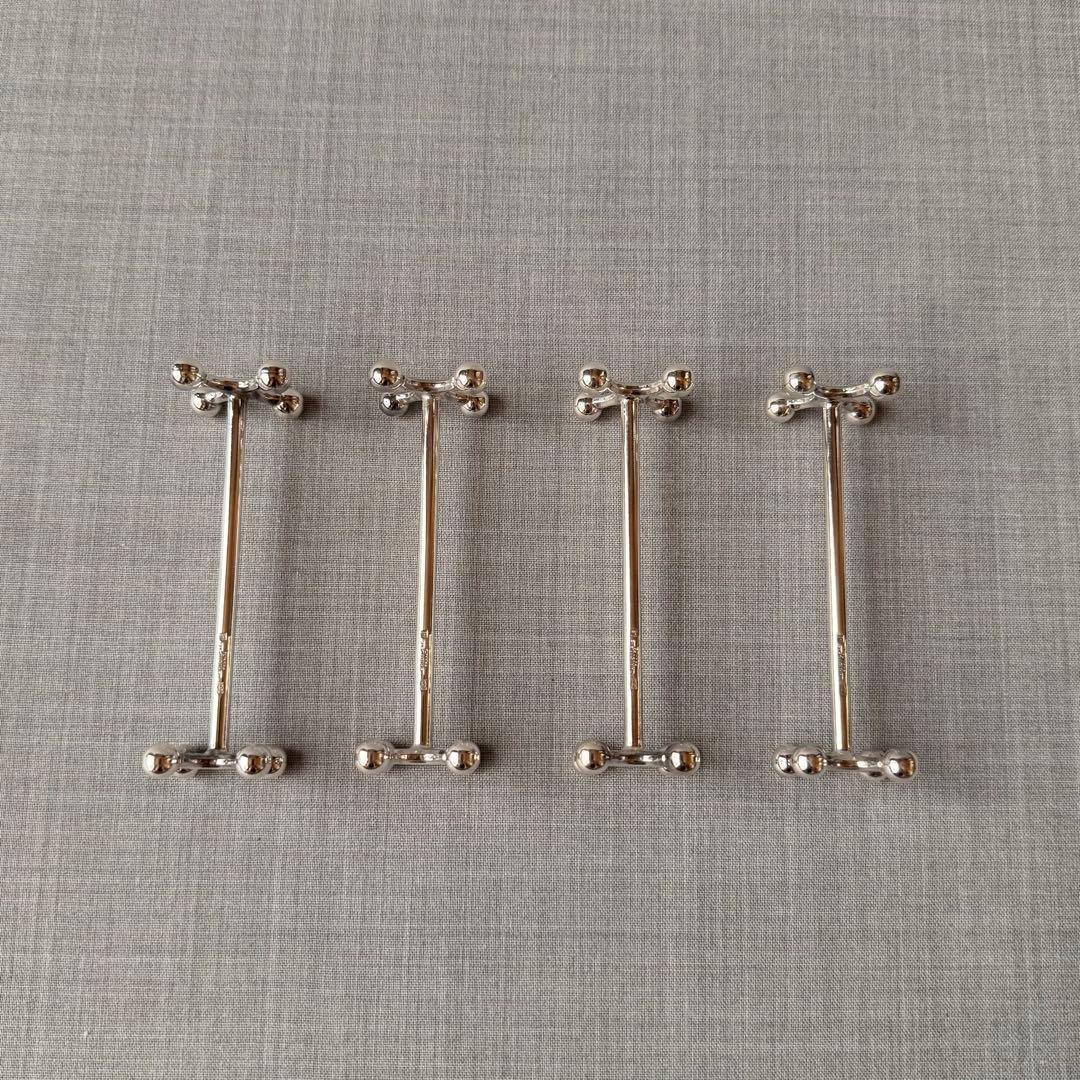 未使用 Christofle クリストフル シルバー ナイフレスト 4本