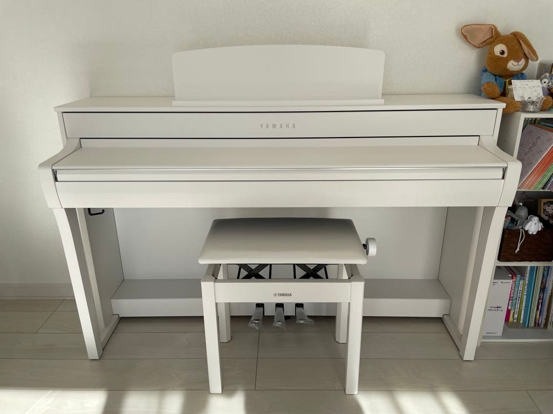 美品 ヤマハ電子ピアノ　クラビノーバSCLP 7450 ホワイト　島村楽器