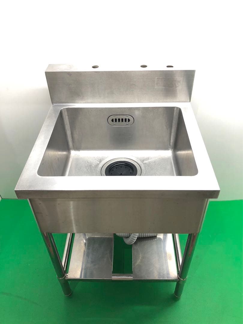 ☆地域限定送料無料☆工場整備品☆一槽シンク　幅620 ステンレス