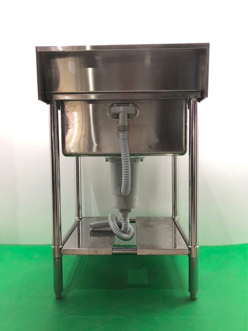 ☆地域限定送料無料☆工場整備品☆一槽シンク　幅620 ステンレス