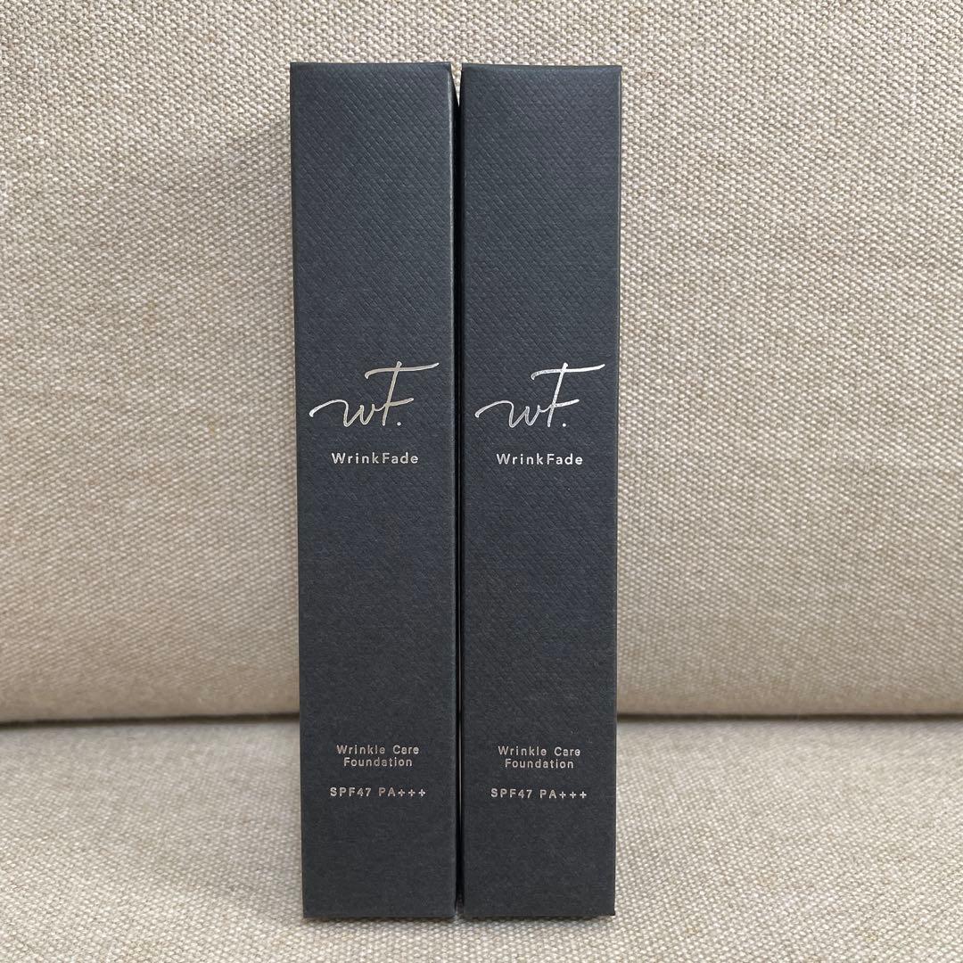 【新品】WrinkFade薬用リンクルケアファンデーション　2本セット
