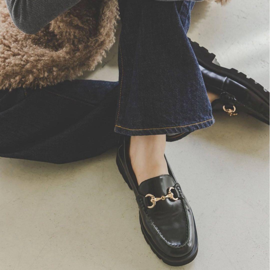 【IiI】ARTESANOS 黒 レザー ローファー サイズ39