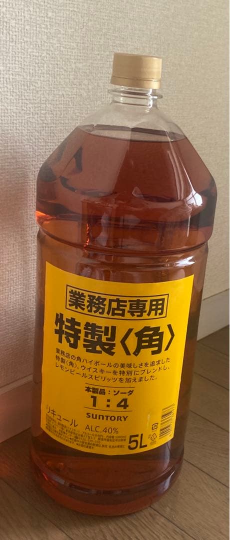 サントリー特製角5Lウイスキー 40%