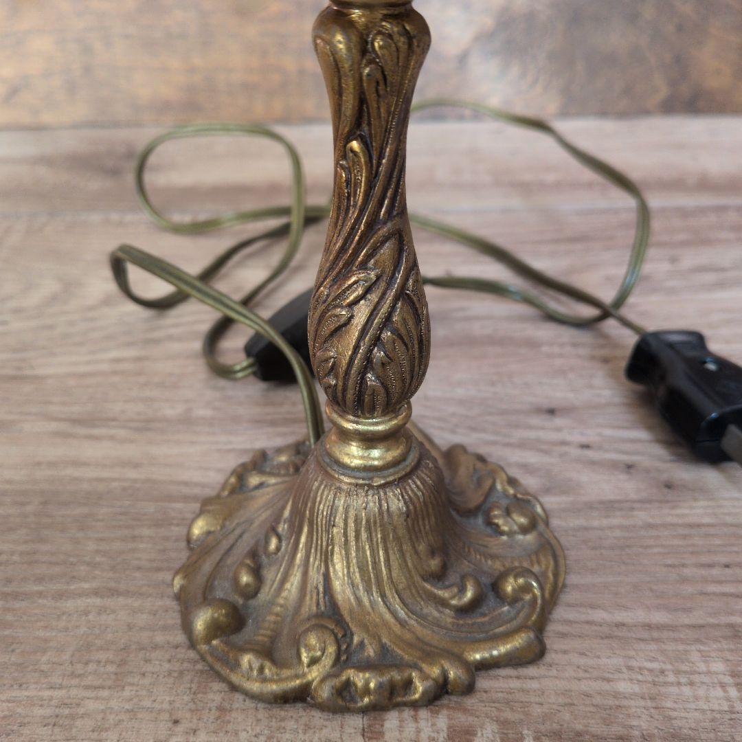 フランスアンティーク 小さなテーブルランプ