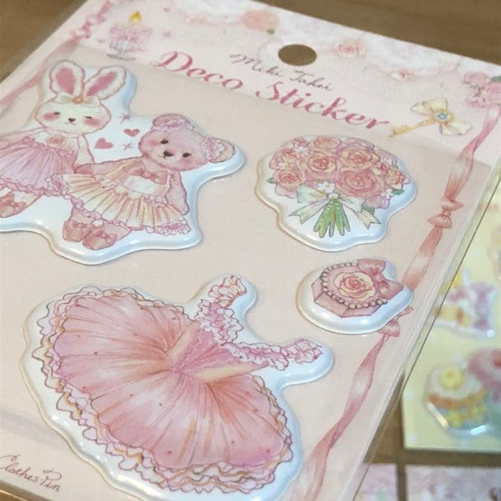 ★新品★たけいみき  デコステッカー  4種セット