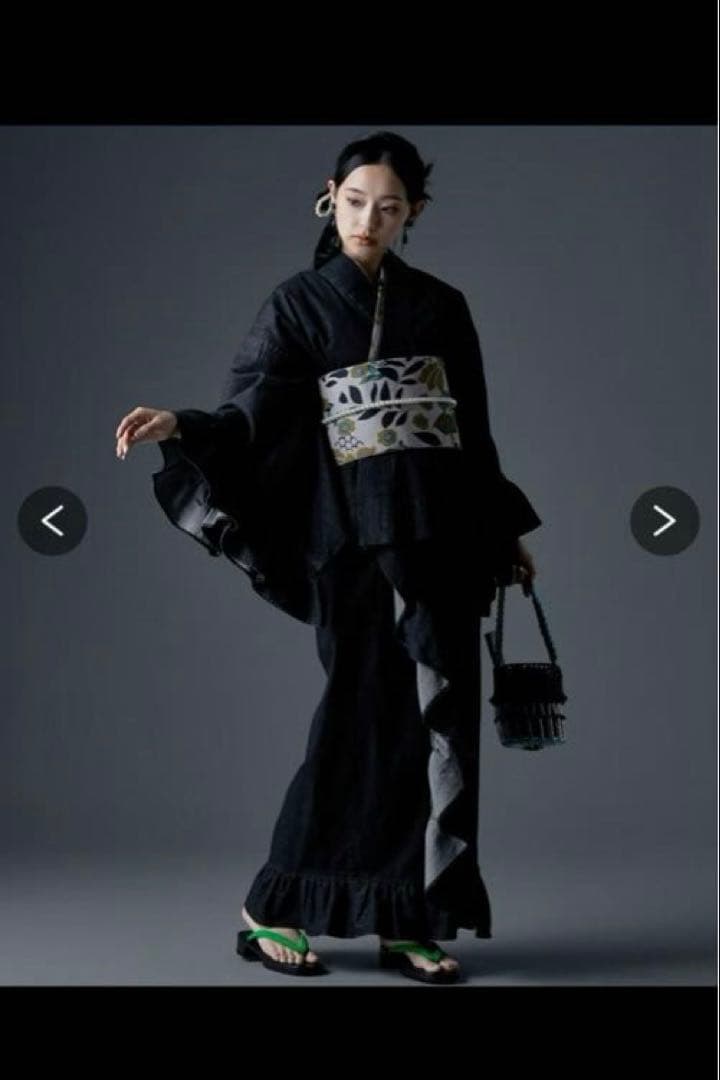 デニムセパレート浴衣帯セット　GEVS