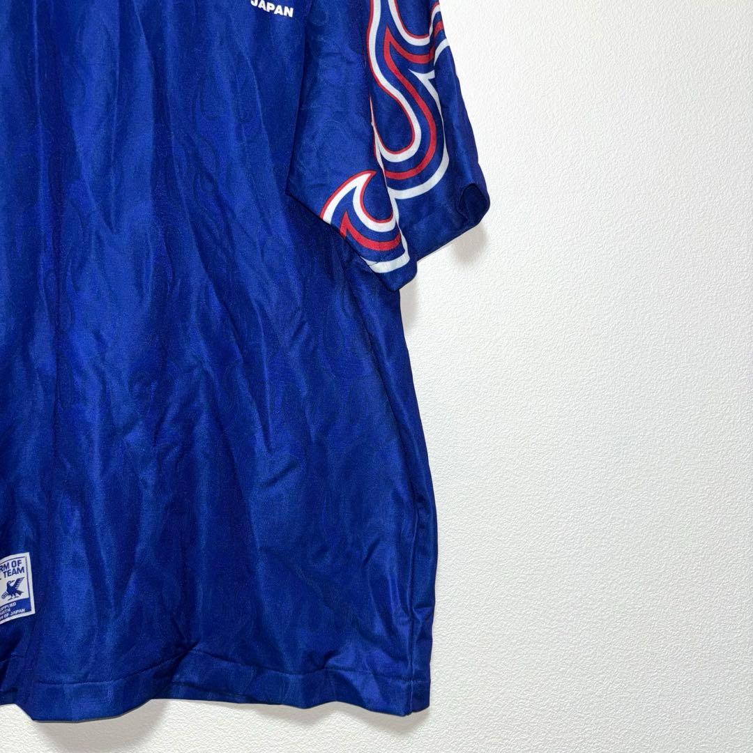 【希少】96年 PUMA社製 サッカー 日本代表 ユニフォーム Oサイズ 炎