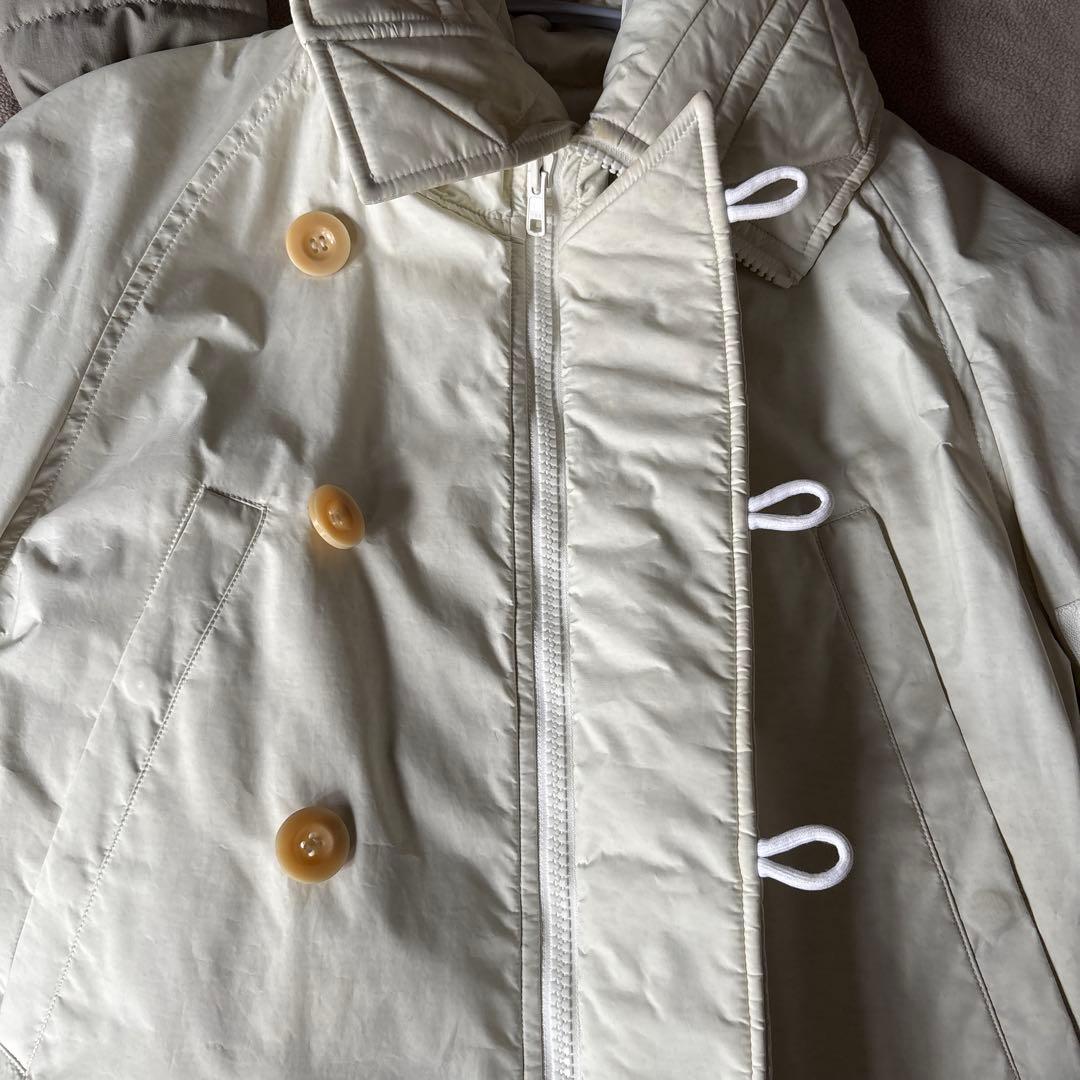 Sacai アイボリー モッズコート キルティング襟　みっちゃん