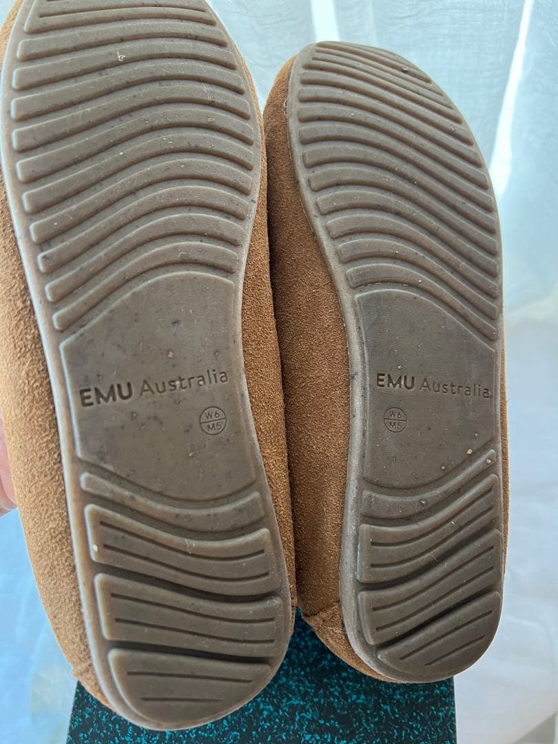 美品　EMU エミュー　モカシン　23㎝ ブーツ　ムートン