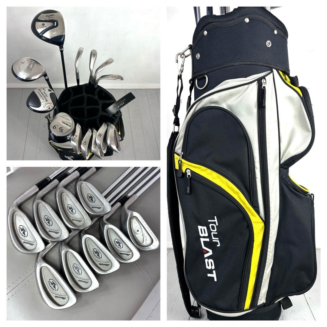 本格派 メンズゴルフクラブ 本 フルセット お試しセット 初心者向け ゴルフ