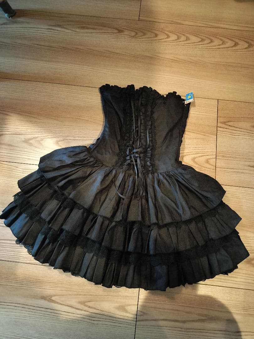 AtelierPIERROT　アトリエピエロ　コルセットスカート　黒　ブラック