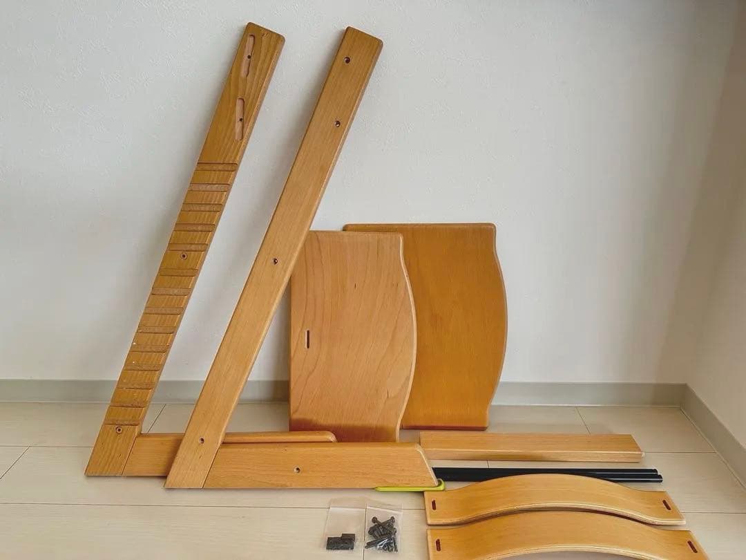 シリアル4　ストッケ トリップトラップナチュラル　セット売り