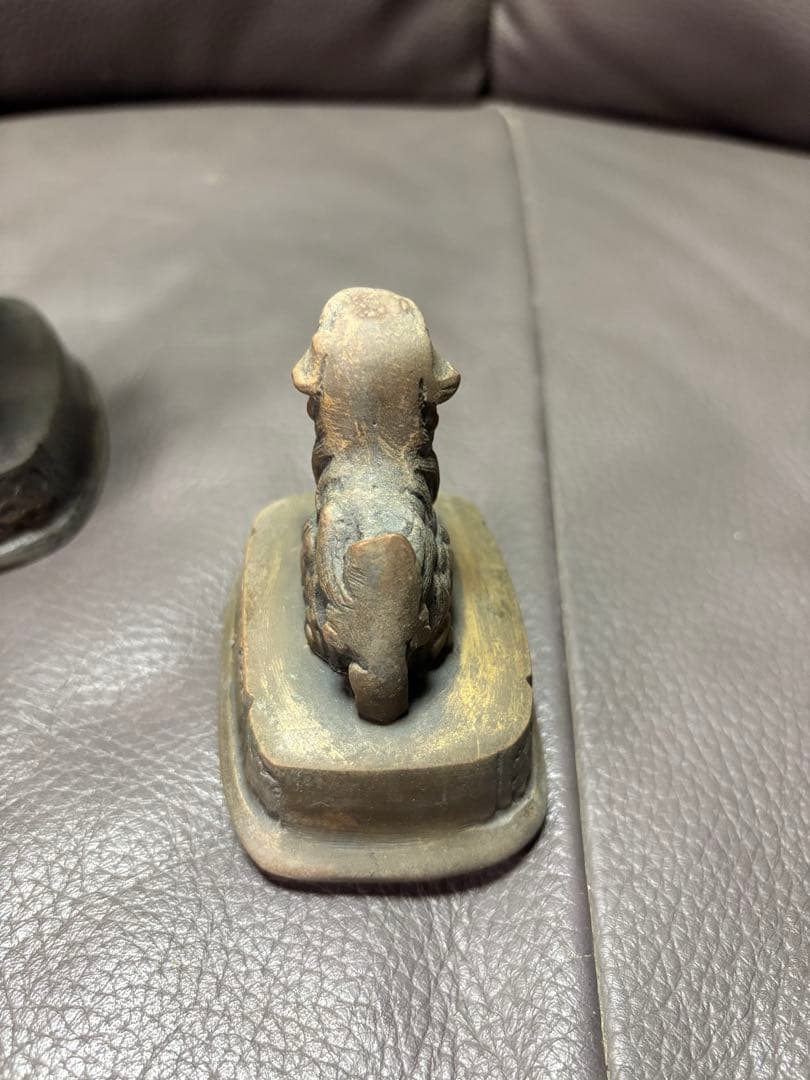 獅子香炉　置物