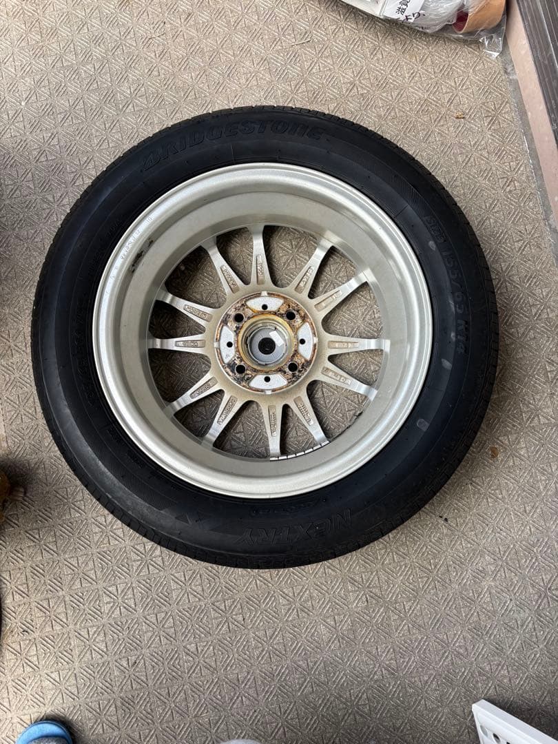ブリヂストンネクストリー14インチ タイヤ・ホイール４本セット