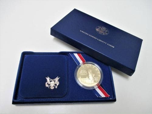 アメリカ合衆国造幣局　1986年リバティ １ドル プルーフ銀貨 自由の女神