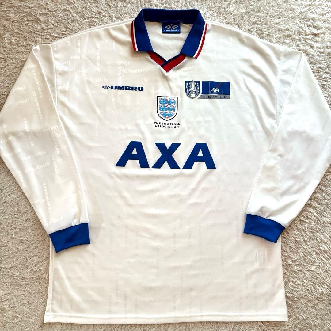 ★希少 XLサイズ★ UMBRO イングランド代表 FAカップ 98‐99 白